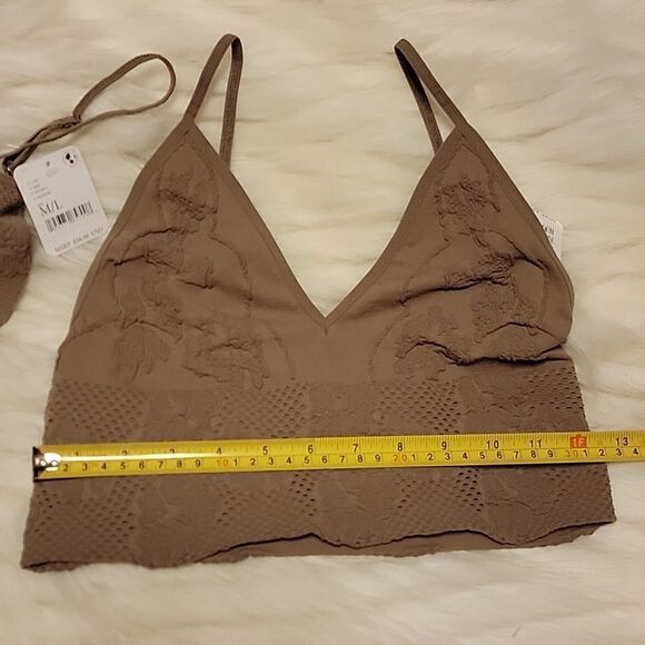 NWT Free People intimates Candy Seamless Bra in Sand - Picture 8 of 12